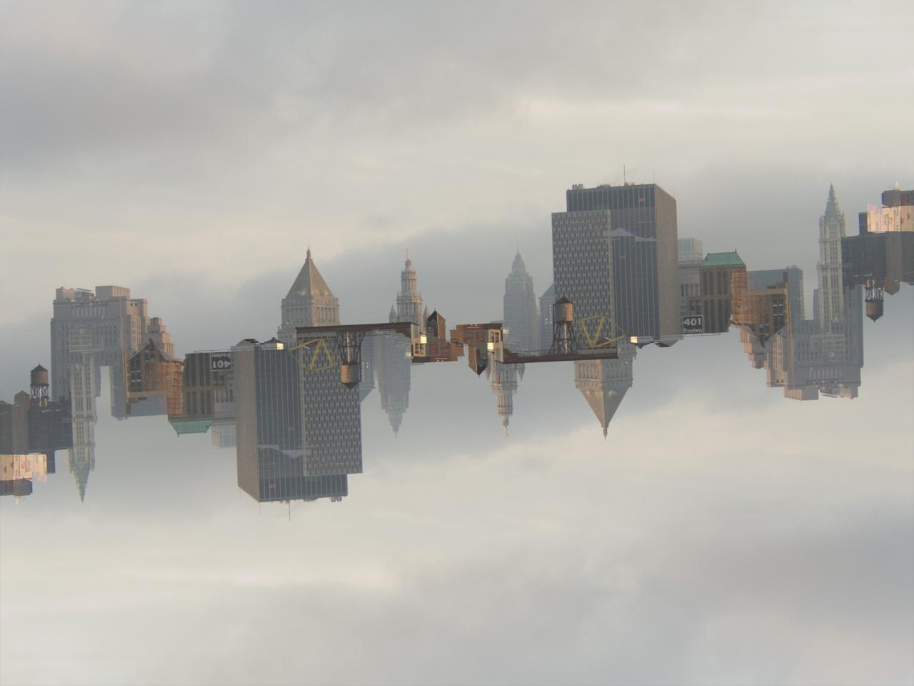 Floating City, 2007, digital photograph photoshopped by Orin Buck.