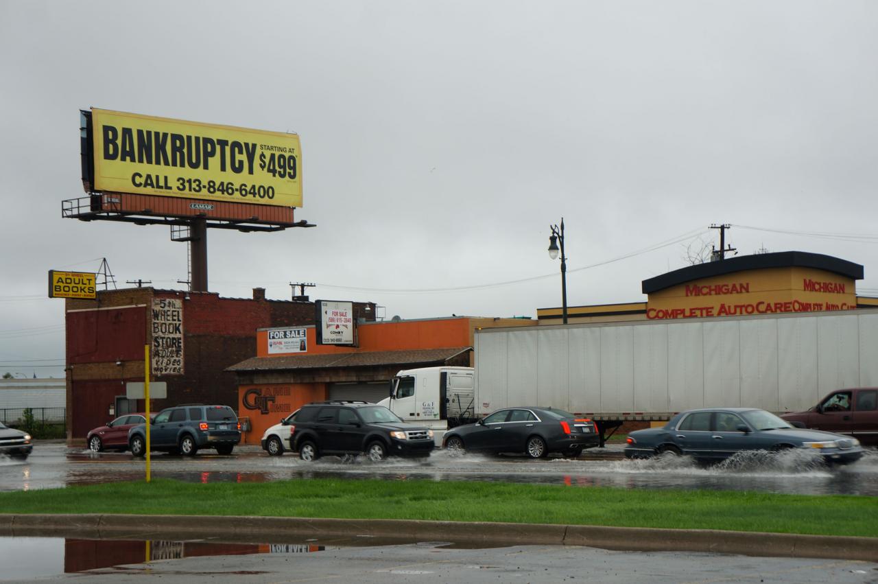 Flood in Detroit, 2012 digital photo by Orin Buck.
