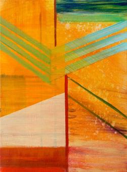 Joint, 2016, acrylic on canvas, 12"x9"