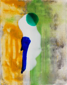 Bird, 2016, acrylic on canvas, 10"x8"