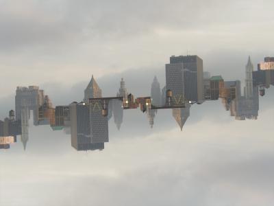 Floating City, 2007, digital photograph photoshopped by Orin Buck.