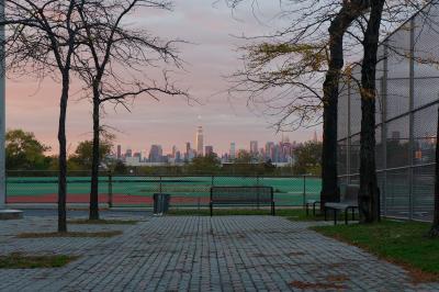 New York Sunset From Queens, 2014 digital photo, by Orin Buck.